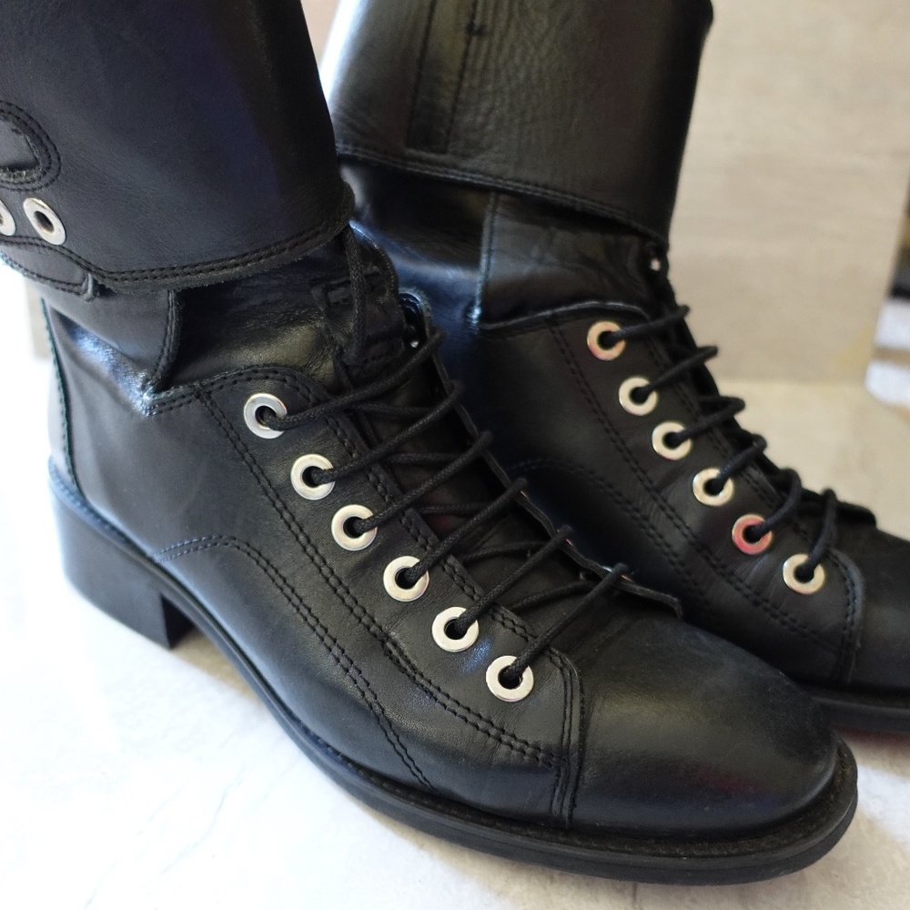 Black Buckled Boot